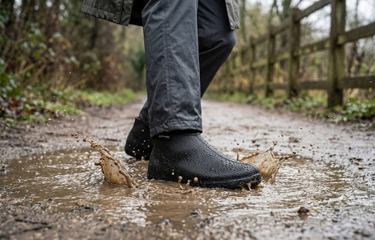 Gearnodes Waterproof Rain Shoe Cover for Men & Women | Anti-Slip Silicone Footwear Protector (Pack of 2)