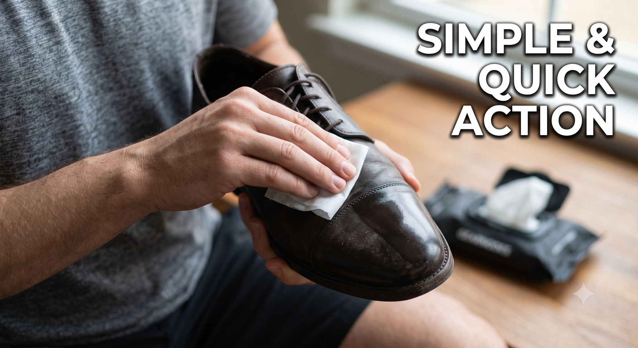 🔥 Gearnodes Premium Shoe Shine & Multi-Surface Wipes – Pack of 3(80 Wipes x 3) 👟✨ Perfect for Sneakers, Leather, Kitchen Cabinets & Mirrors 🏠 🔥 [BUY 2 GET 1 FREE] 🔥