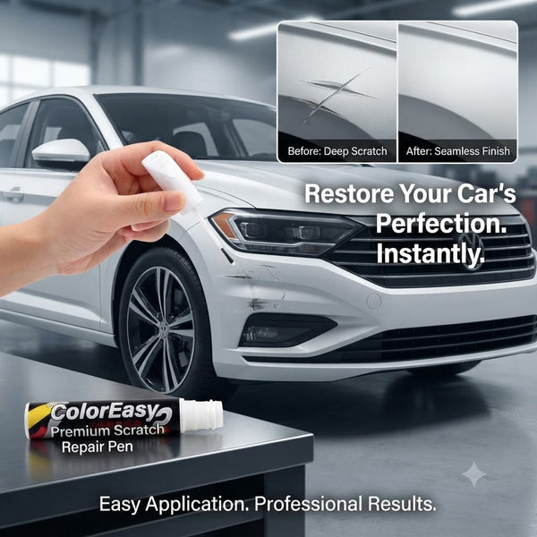 Gearnodes Car Scratch Remover Touch Up Paint Pen - Pack of 2, 2 in 1 Automotive Car Paint for Deep Scratches.