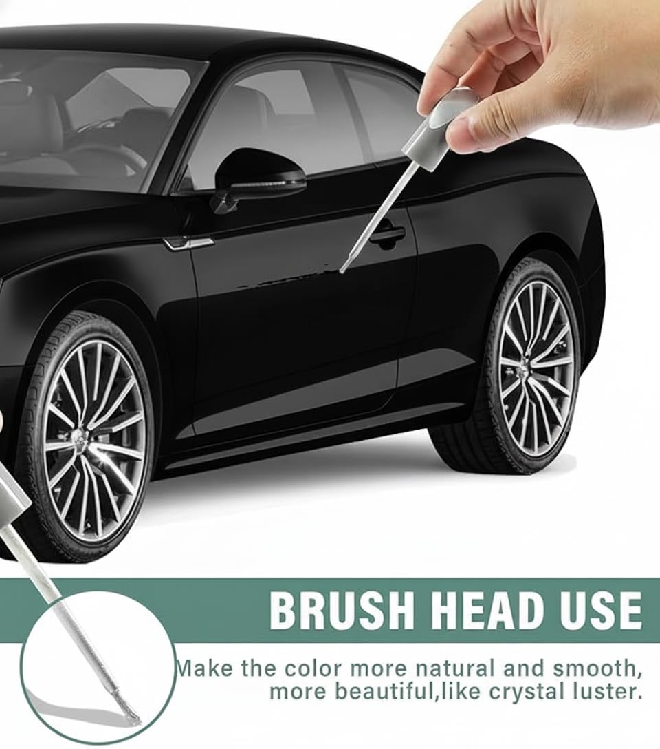 Gearnodes Car Scratch Remover Touch Up Paint Pen - Pack of 2, 2 in 1 Automotive Car Paint for Deep Scratches.