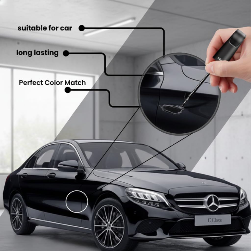 Gearnodes Car Scratch Remover Touch Up Paint Pen - Pack of 2, 2 in 1 Automotive Car Paint for Deep Scratches.
