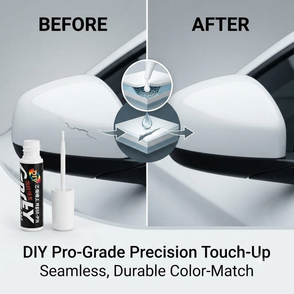 Gearnodes Car Scratch Remover Touch Up Paint Pen - Pack of 2, 2 in 1 Automotive Car Paint for Deep Scratches.